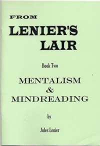 Mentalism and Mindreading booklet